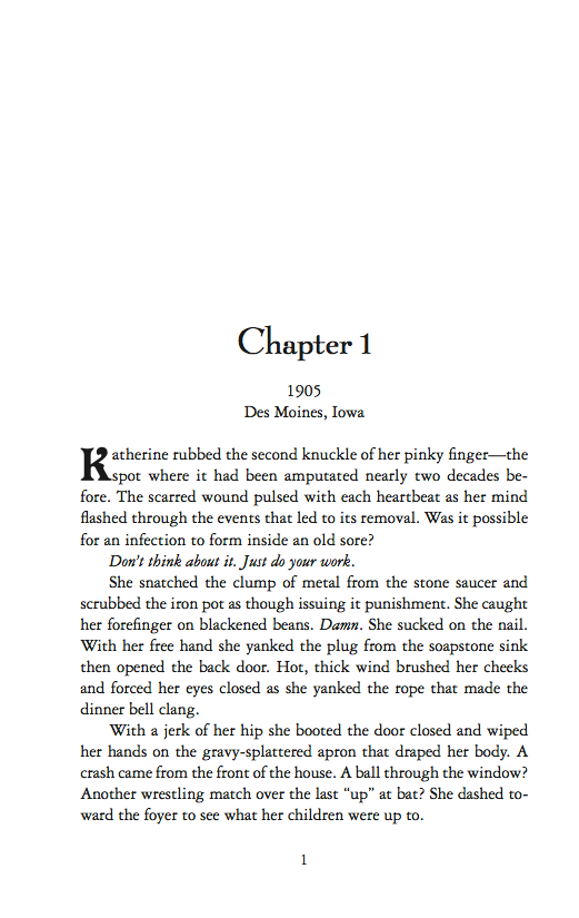 Chapter 1 of The Last Letter
