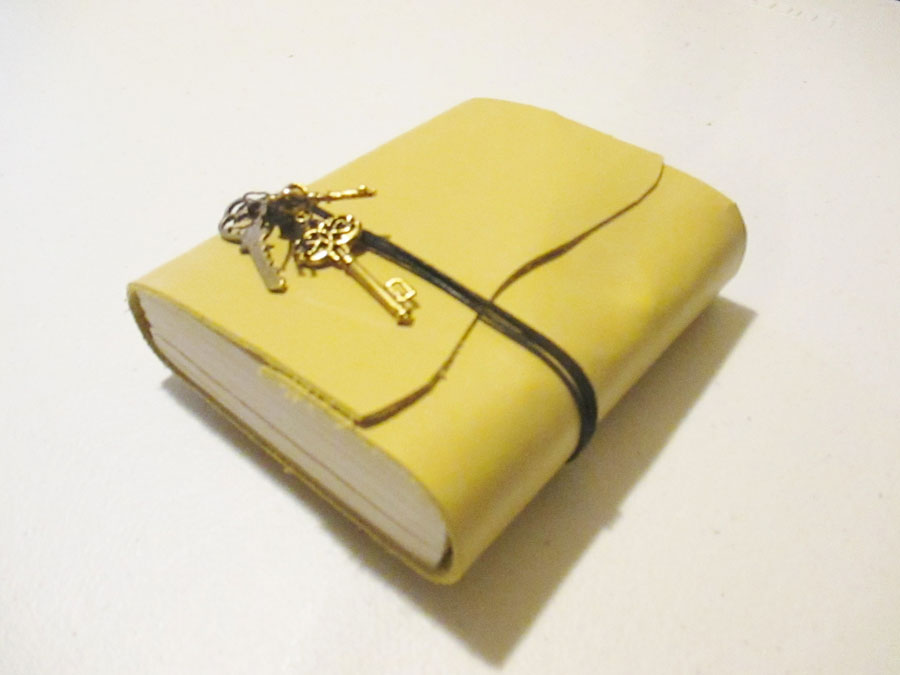 Yellow journal, outside